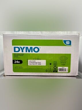 Dymo 2050813 White Address Labels 1 1/8” x 3 1/2”, 24 Rolls with 350 Labels